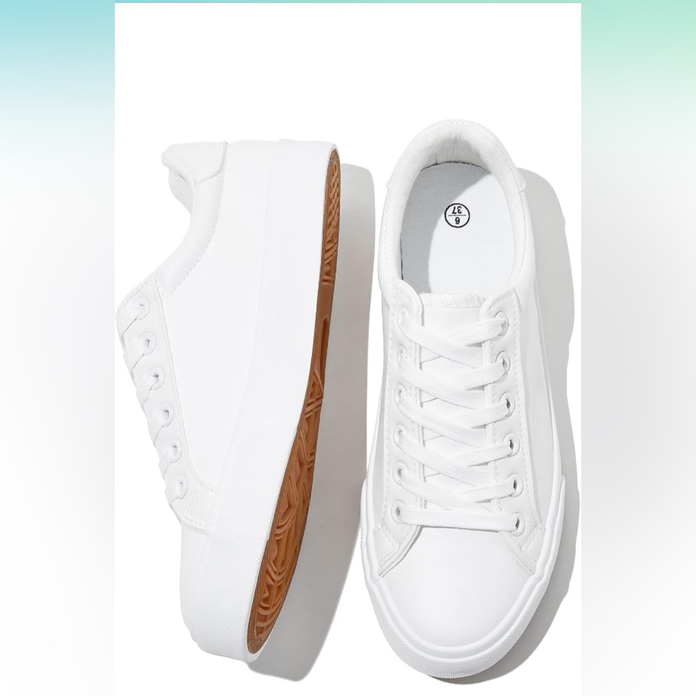 Womens White Tennis Shoes Size 8